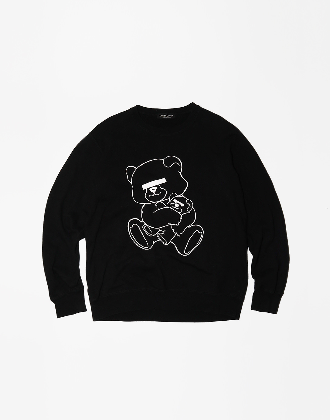 UNDERCOVER Basic Bear Logo Sweat shirts, Black