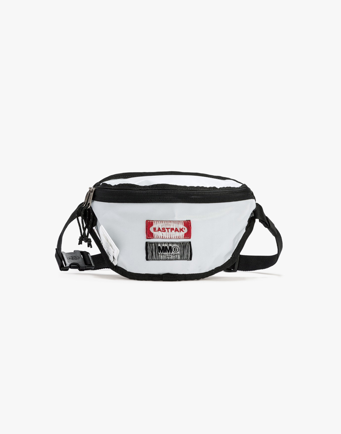 MM6 MAISON MARGIELA x EASTPAK Reversible Belt Bag, Black/White