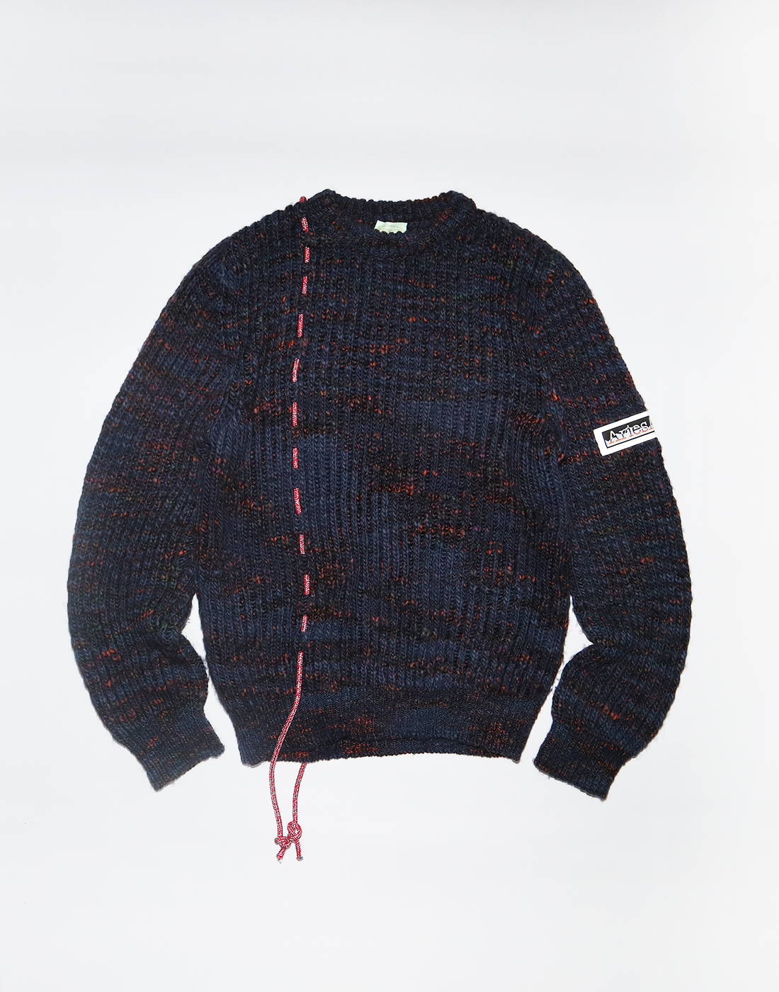 ARIES Drawstring Cord Knit Sweater